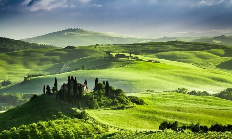 Viagem de carro pela Toscana na Itália